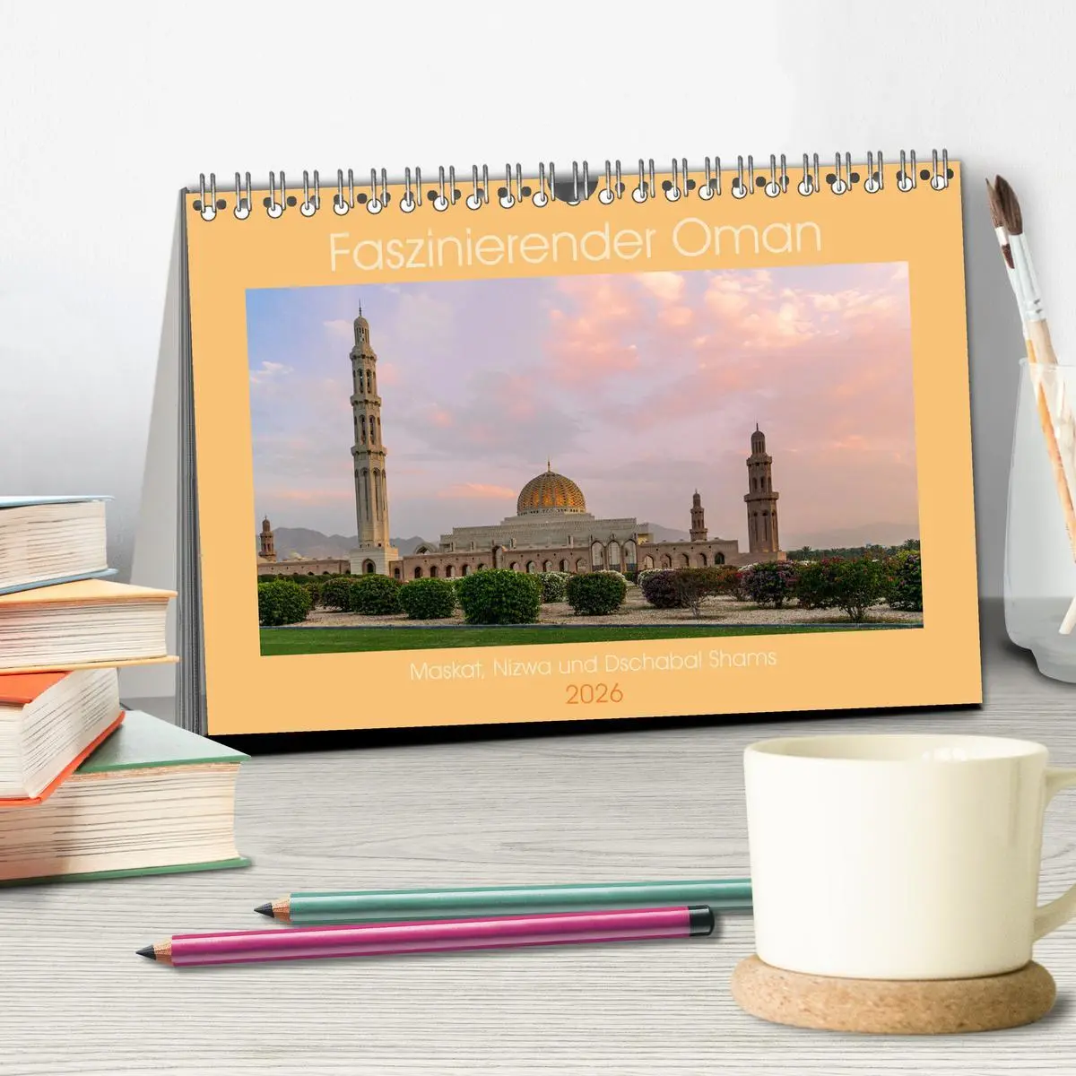 Bild: 9783457636800 | Faszinierender Oman (Tischkalender 2026 DIN A5 quer), CALVENDO...
