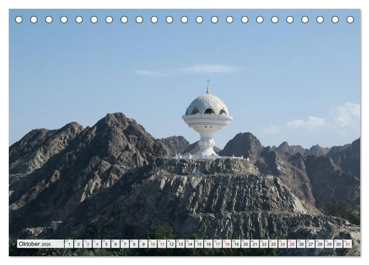 Bild: 9783457636800 | Faszinierender Oman (Tischkalender 2026 DIN A5 quer), CALVENDO...