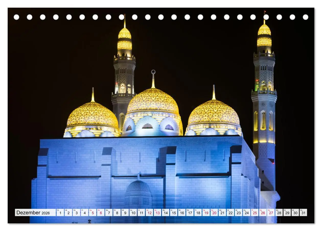 Bild: 9783457636800 | Faszinierender Oman (Tischkalender 2026 DIN A5 quer), CALVENDO...