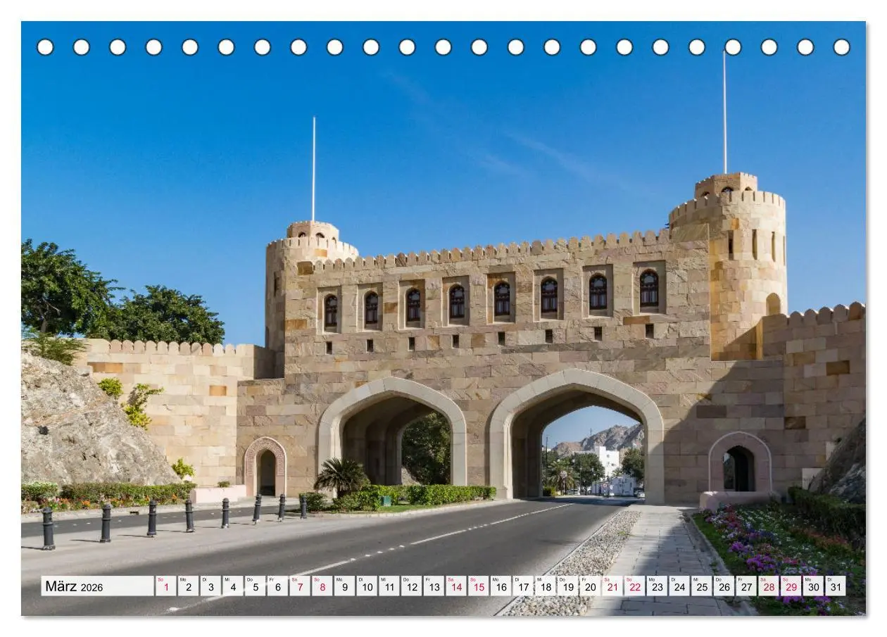 Bild: 9783457636800 | Faszinierender Oman (Tischkalender 2026 DIN A5 quer), CALVENDO...