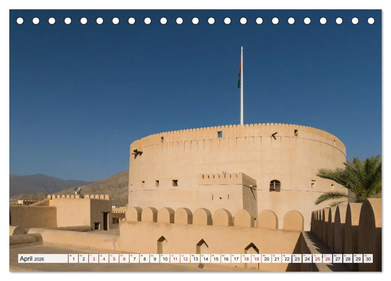 Bild: 9783457636800 | Faszinierender Oman (Tischkalender 2026 DIN A5 quer), CALVENDO...