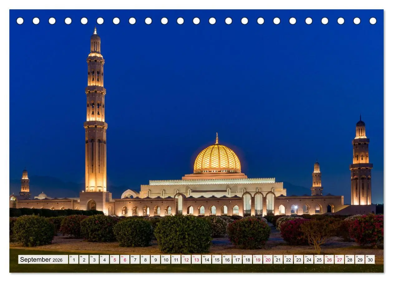 Bild: 9783457636800 | Faszinierender Oman (Tischkalender 2026 DIN A5 quer), CALVENDO...