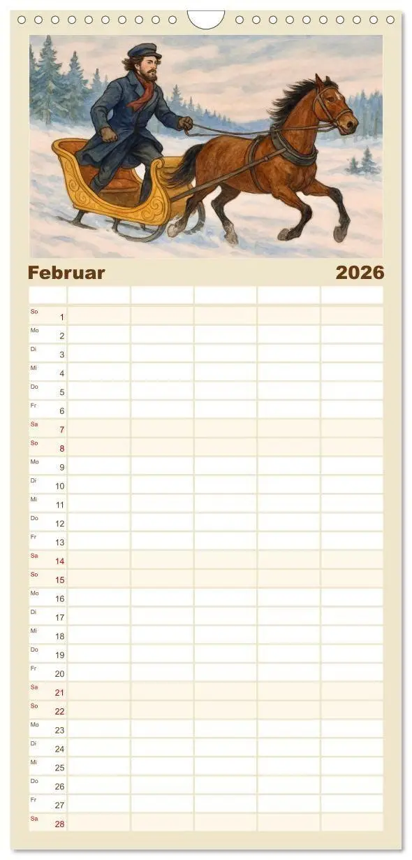 Bild: 9783516656800 | Familienplaner 2026 - Selma Lagerlöf mit 5 Spalten (Wandkalender,...