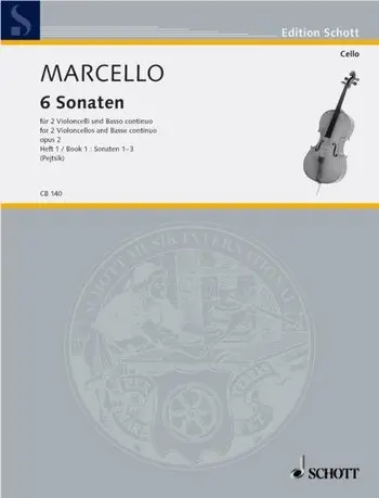 Cover: 9790001116800 | 6 Sonatas | Benedetto Marcello | Buch | Schott Music