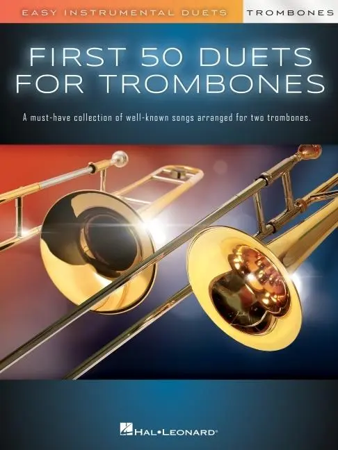 Cover: 9798350106800 | First 50 Duets for Two Trombones - Easy Instrumental Duets | Broschüre