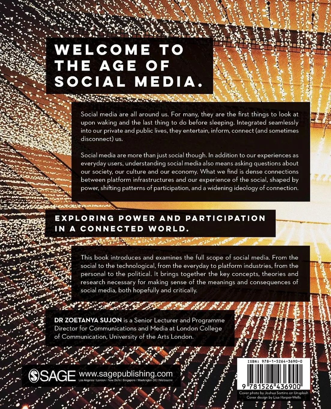 Rückseite: 9781526436900 | The Social Media Age | Zoetanya Sujon | Taschenbuch | Englisch | 2021