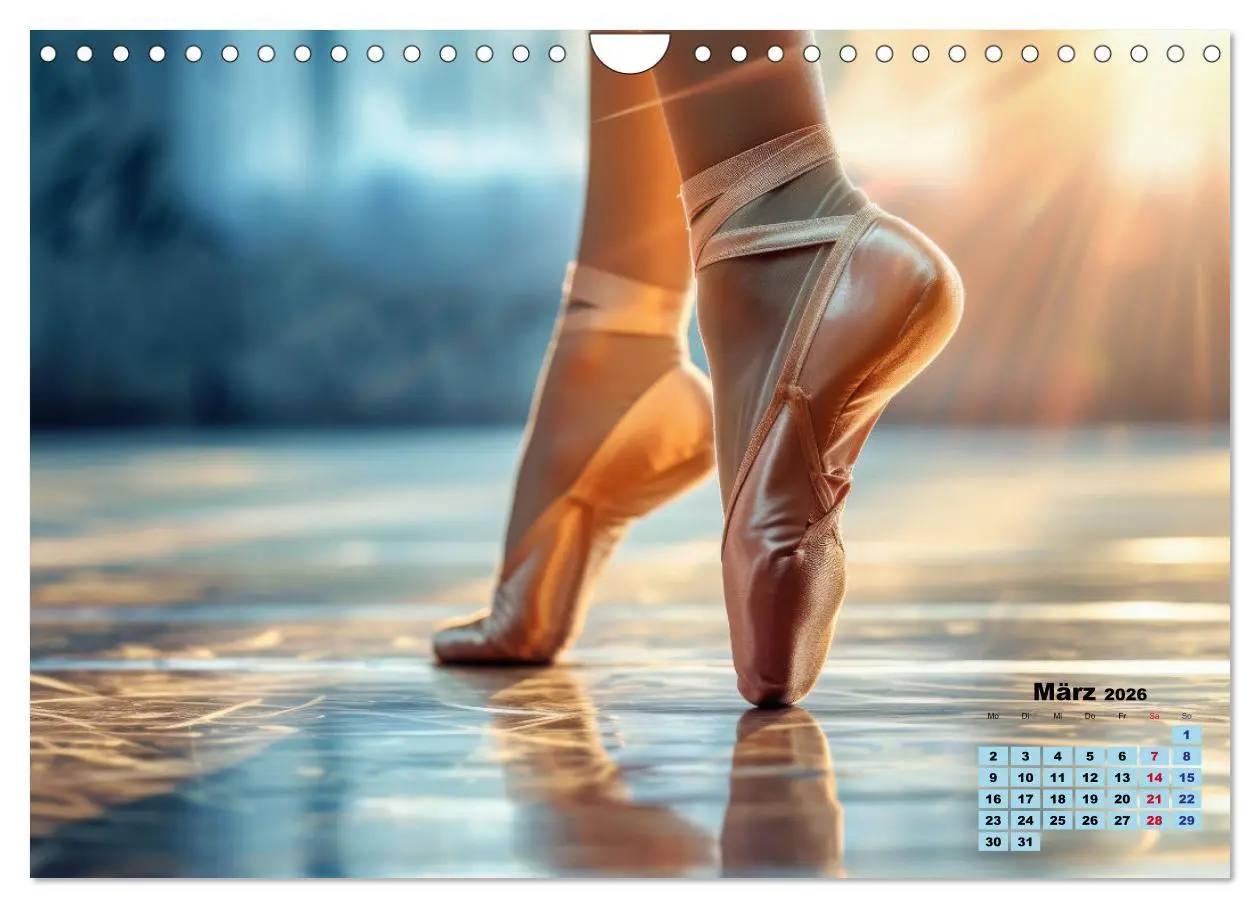 Bild: 9783457316900 | BALLETT - ein Hauch Magie (Wandkalender 2026 DIN A4 quer), CALVENDO...