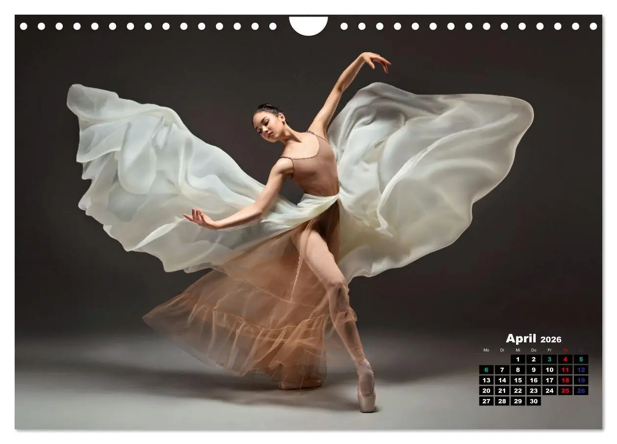 Bild: 9783457316900 | BALLETT - ein Hauch Magie (Wandkalender 2026 DIN A4 quer), CALVENDO...