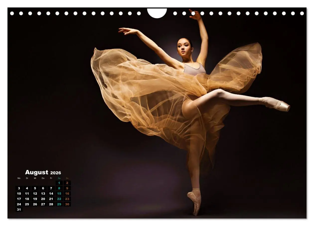 Bild: 9783457316900 | BALLETT - ein Hauch Magie (Wandkalender 2026 DIN A4 quer), CALVENDO...