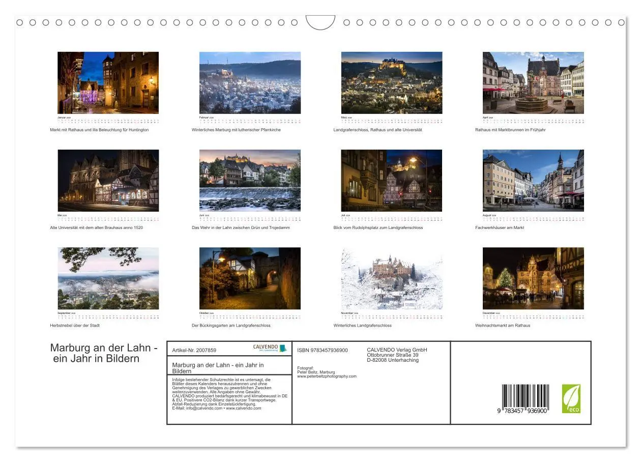 Bild: 9783457936900 | Marburg an der Lahn - ein Jahr in Bildern (Wandkalender 2026 DIN A3...