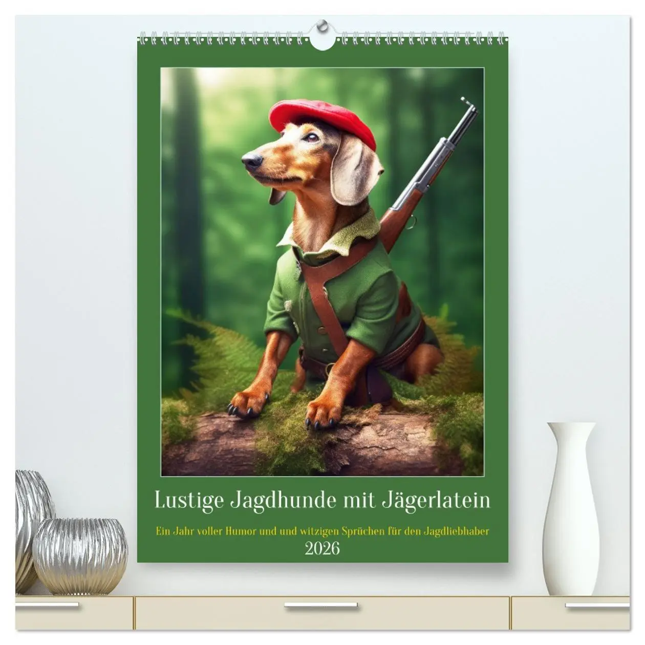 Cover: 9783516266900 | Lustige Jagdhunde mit Jägerlatein (hochwertiger Premium...