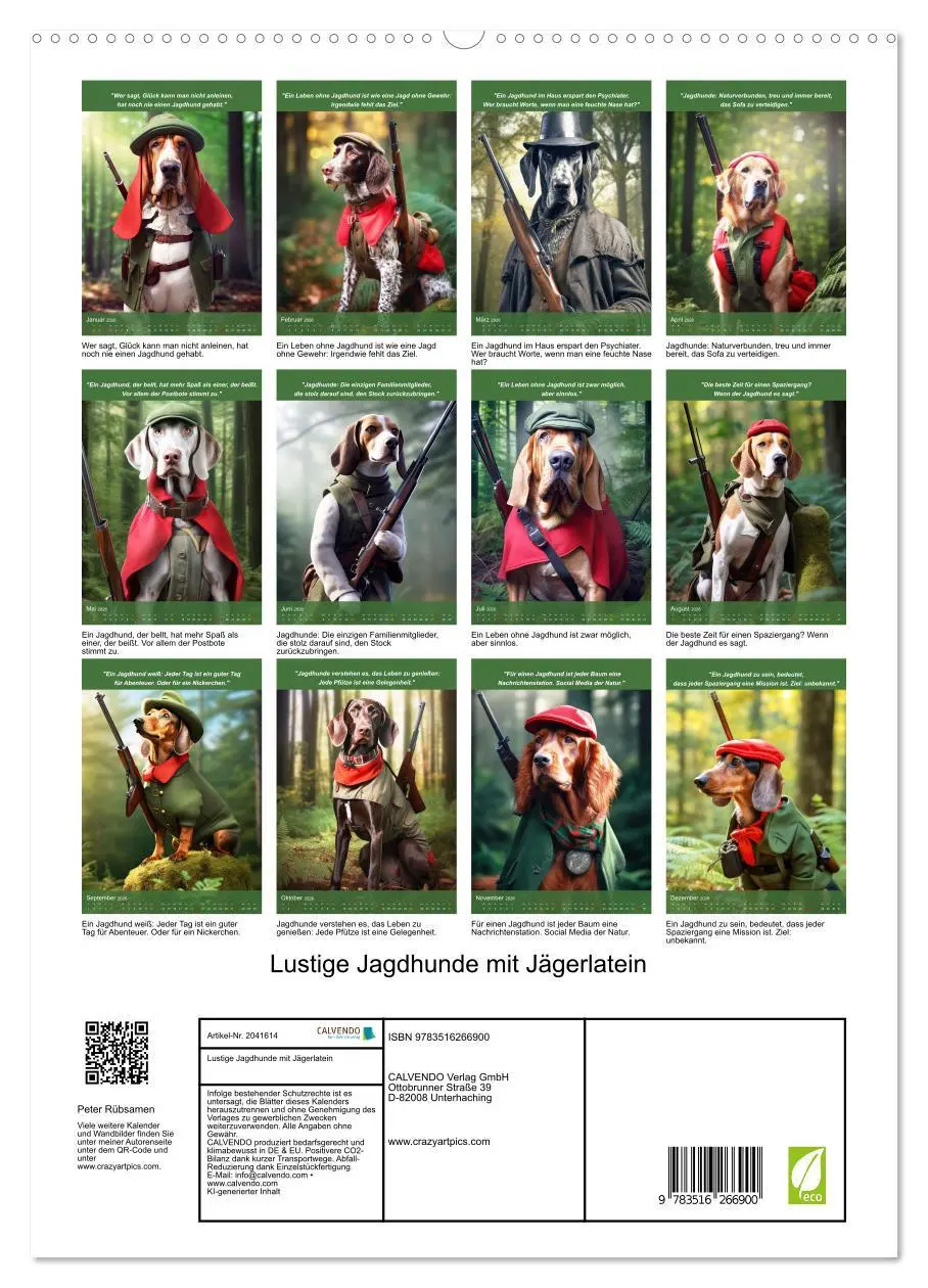 Bild: 9783516266900 | Lustige Jagdhunde mit Jägerlatein (hochwertiger Premium...
