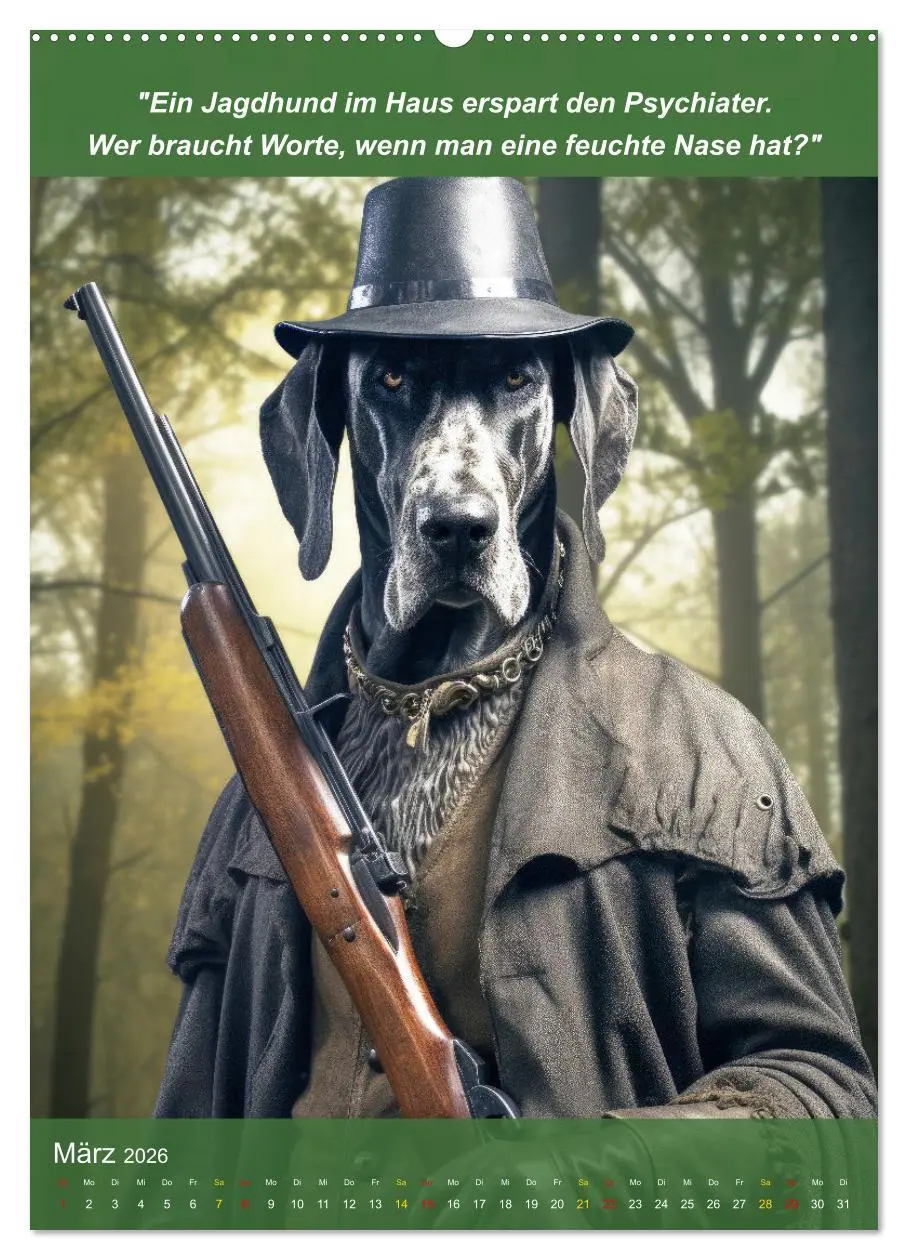 Bild: 9783516266900 | Lustige Jagdhunde mit Jägerlatein (hochwertiger Premium...