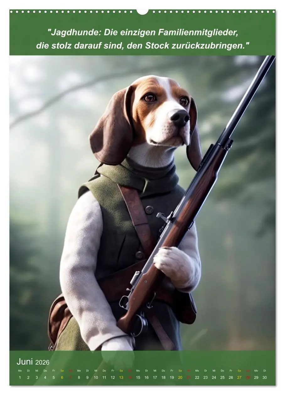 Bild: 9783516266900 | Lustige Jagdhunde mit Jägerlatein (hochwertiger Premium...