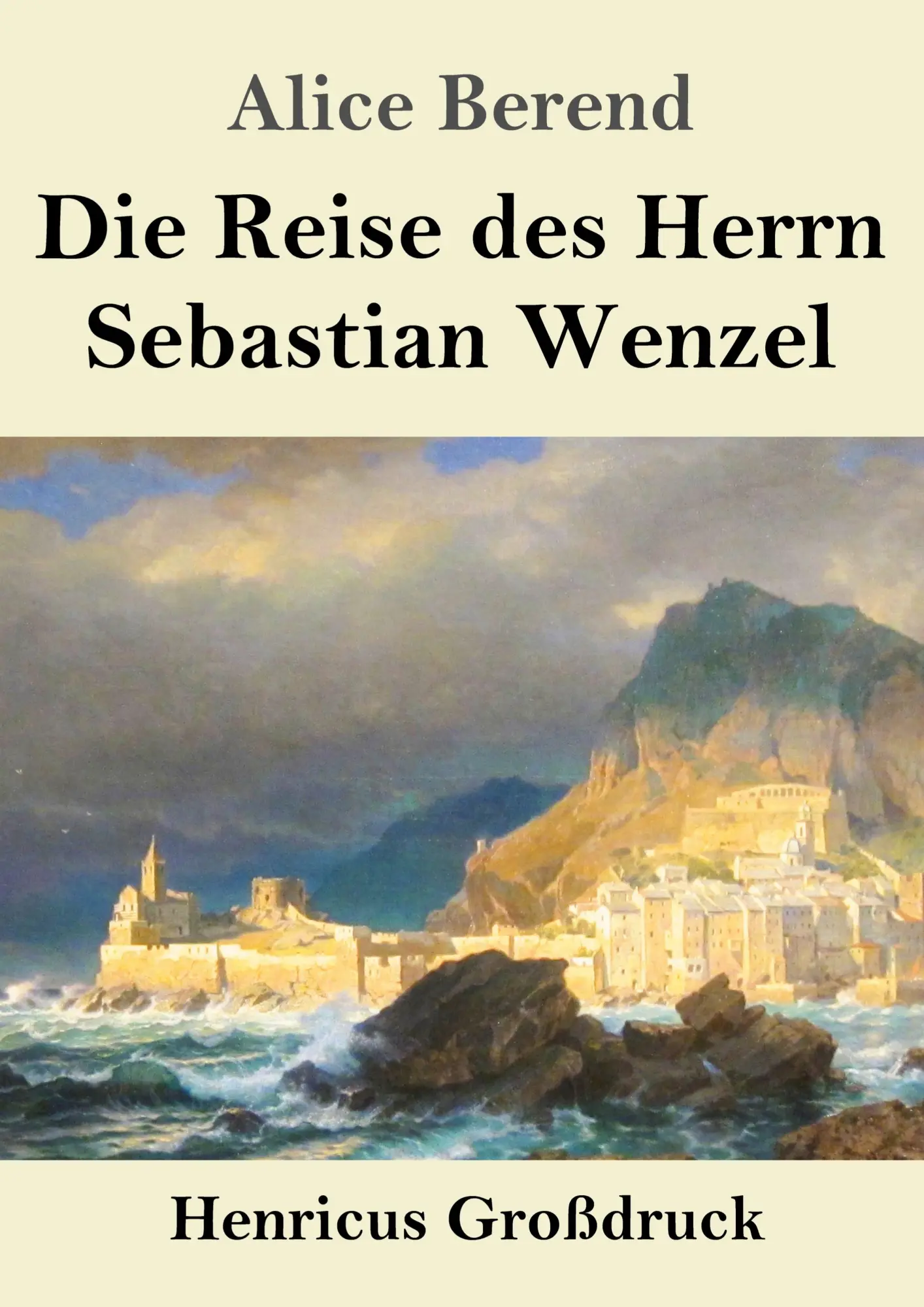 Cover: 9783847856900 | Die Reise des Herrn Sebastian Wenzel (Großdruck) | Alice Berend | Buch
