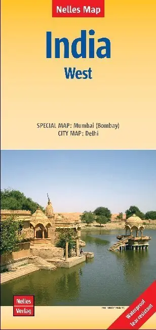 Cover: 9783865746900 | Nelles Map Landkarte India: West | (Land-)Karte | Gefalzt | Deutsch