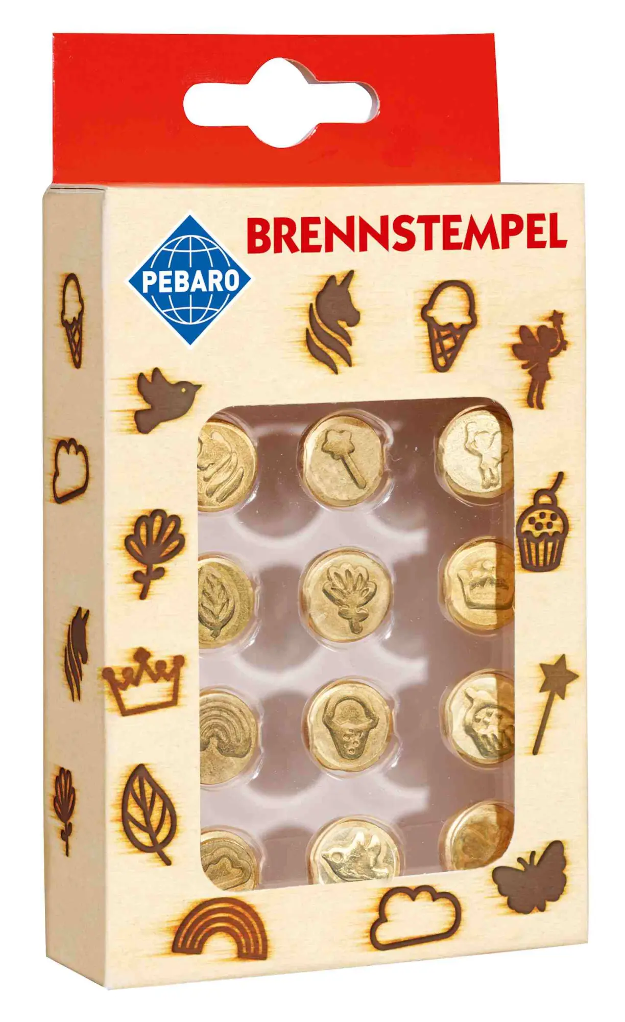 Cover: 4006094207000 | PEBARO 20700 - Brennstempel Cupcake, 12-teilig, Motive:...