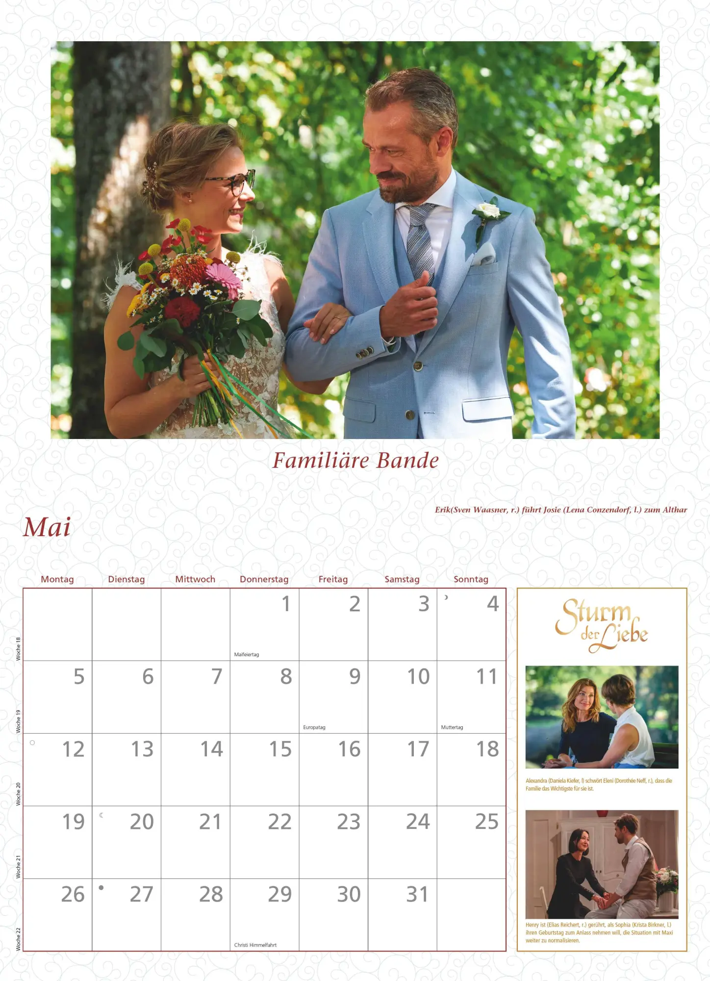 Bild: 4069095007000 | Sturm der Liebe 2026 - Broschürenkalender - Wandkalender - mit...