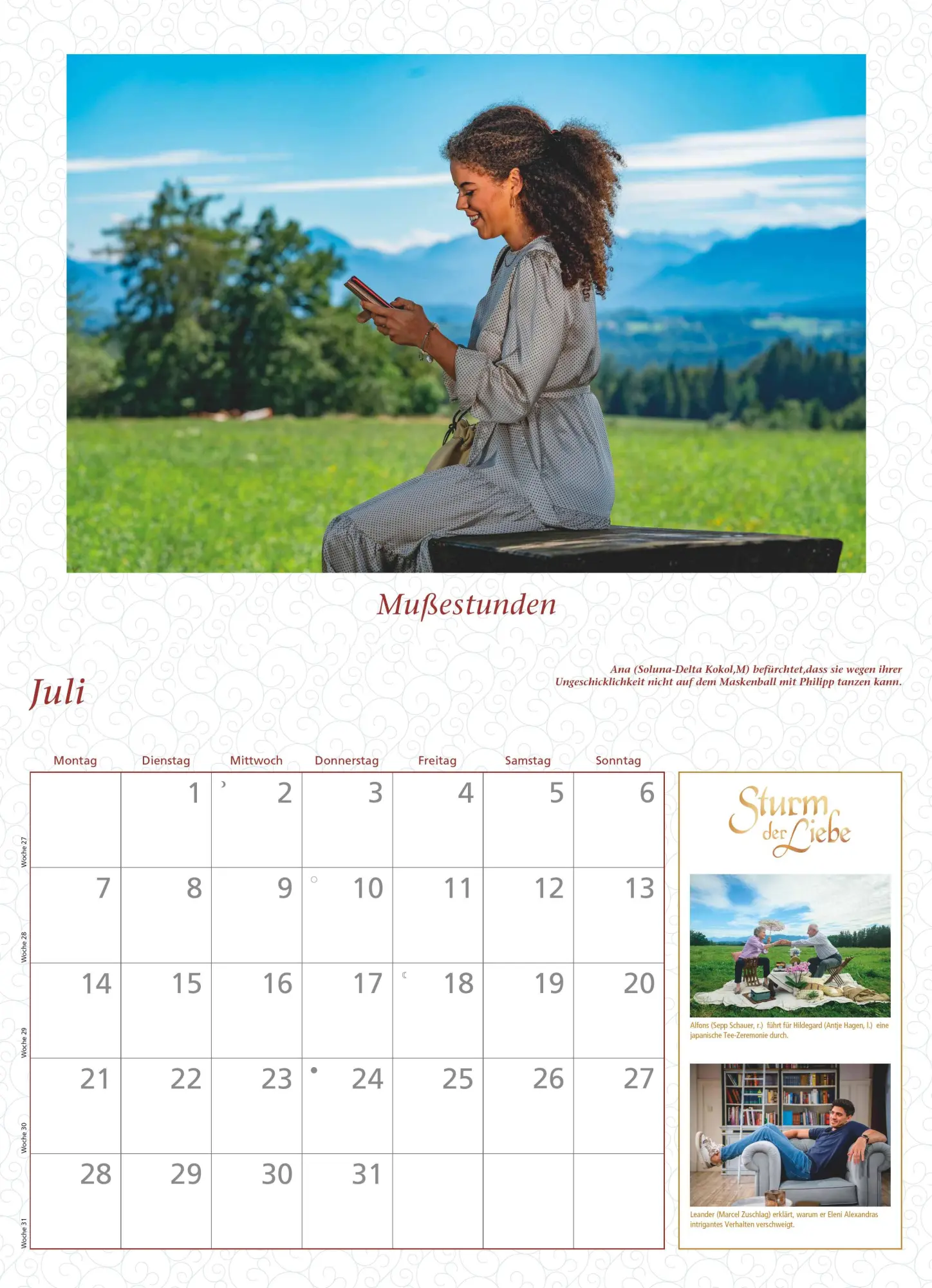 Bild: 4069095007000 | Sturm der Liebe 2026 - Broschürenkalender - Wandkalender - mit...