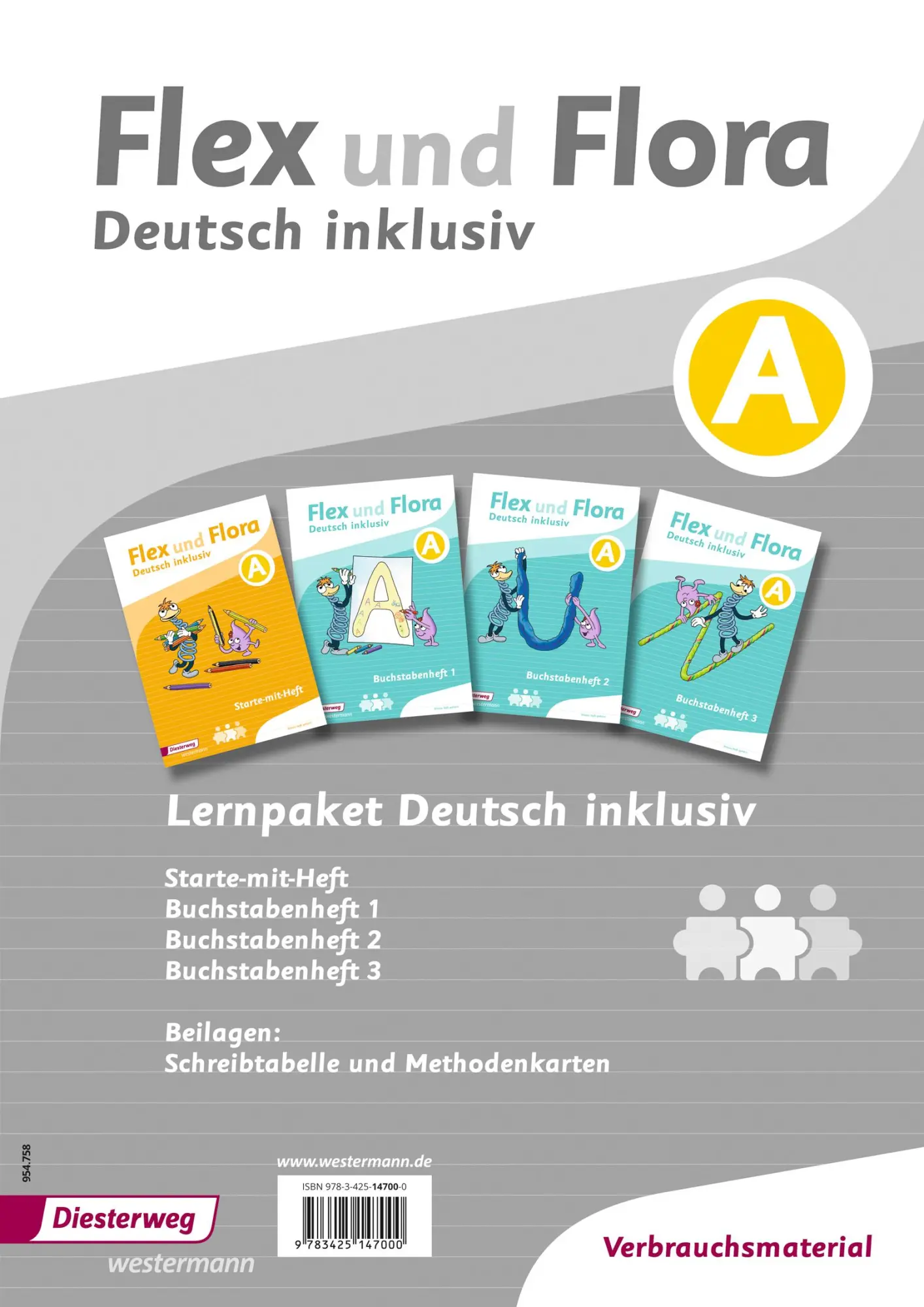 Cover: 9783425147000 | Flex und Flora - Zusatzmaterial. Paket Deutsch inklusiv A | Broschüre