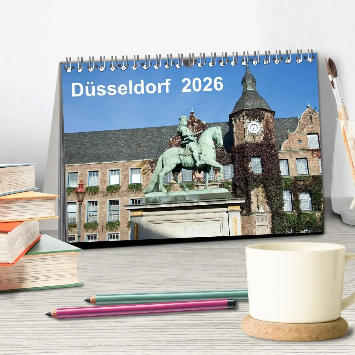 Bild: 9783516157000 | Düsseldorf 2026 (Tischkalender 2026 DIN A5 quer), CALVENDO...