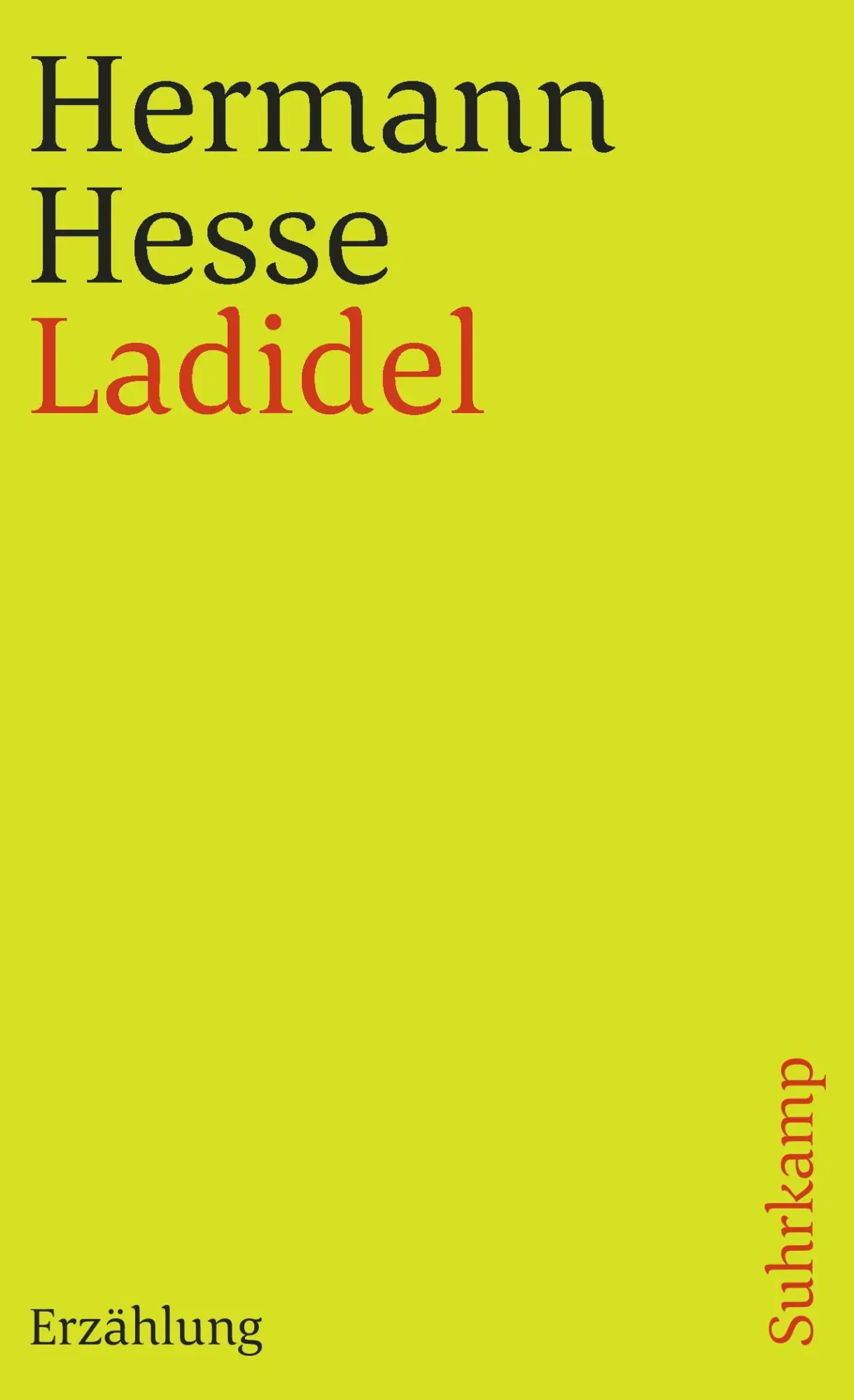 Cover: 9783518377000 | Ladidel | Erzählung | Hermann Hesse | Taschenbuch | 97 S. | Deutsch