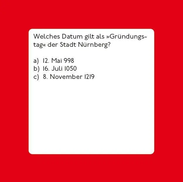Bild: 9783747207000 | Das Nürnberg-Quiz (Neuausgabe) | Siegfried Zelnhefer | Spiel | 66 S.