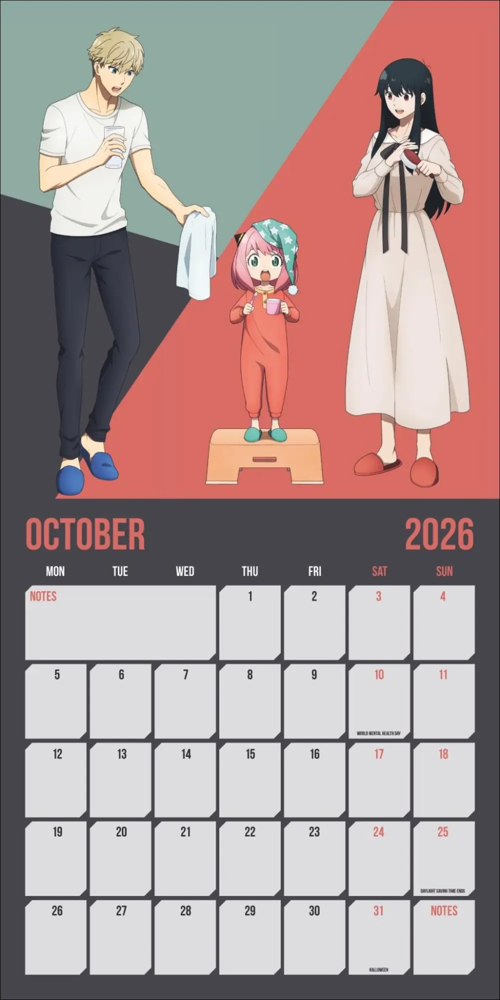 Bild: 9783840197000 | Spy x Family Broschurkalender 2026 | Kalender | 28 S. | Englisch