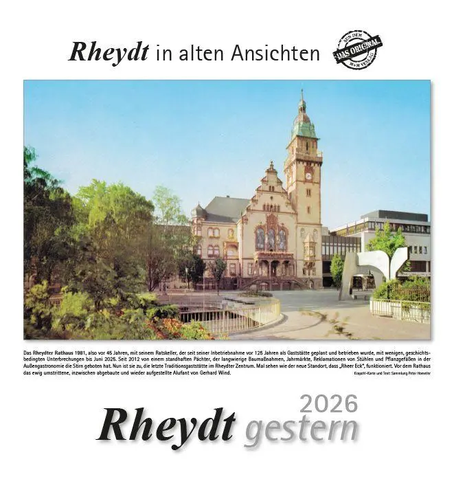Cover: 9783961667000 | Rheydt gestern 2026 | Rheydt in alten Ansichten | Kalender | 13 S.
