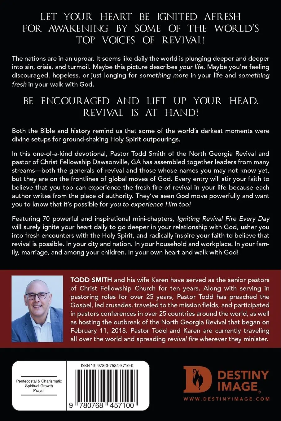 Rückseite: 9780768457100 | Igniting Revival Fire Everyday | Todd Smith | Taschenbuch | Englisch