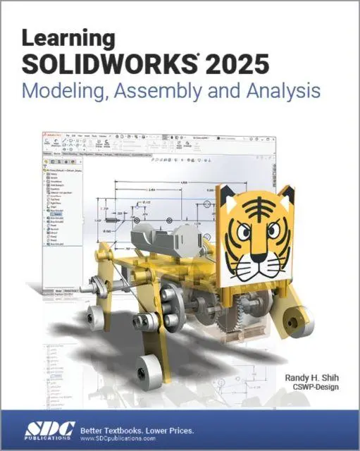 Cover: 9781630577100 | Learning SOLIDWORKS 2025 | Modeling, Assembly and Analysis | Shih
