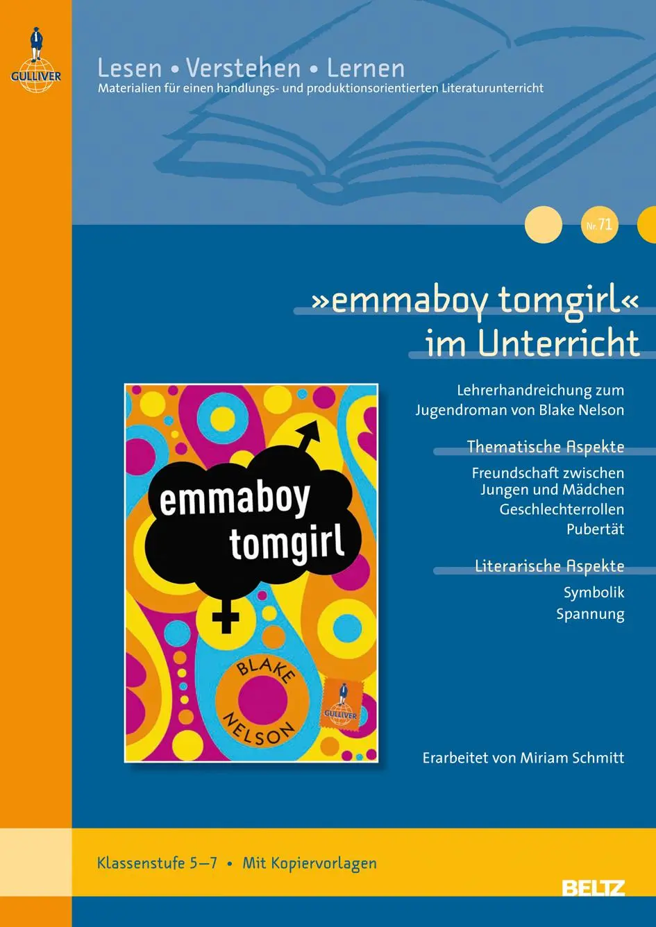 Cover: 9783407627100 | »emmaboy tomgirl« im Unterricht | Miriam Schmitt | Broschüre | 32 S.