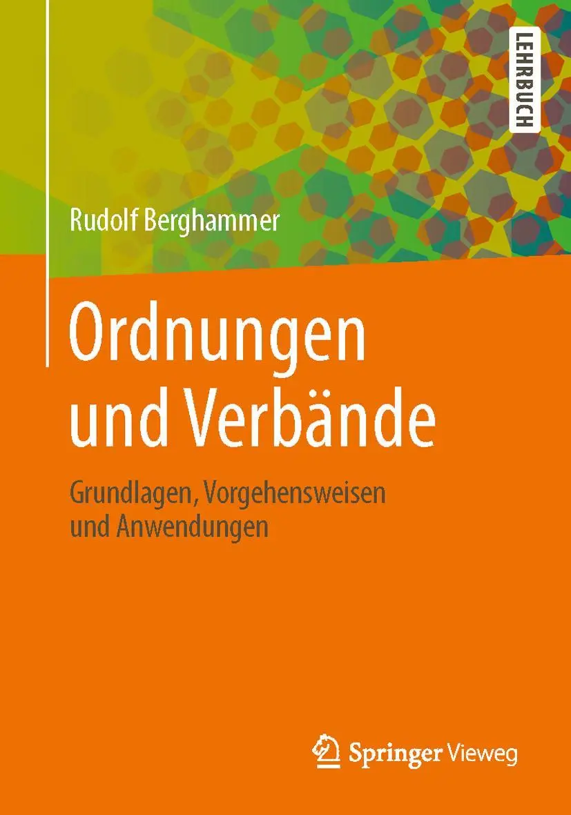 Cover: 9783658027100 | Ordnungen und Verbände | Grundlagen, Vorgehensweisen und Anwendungen