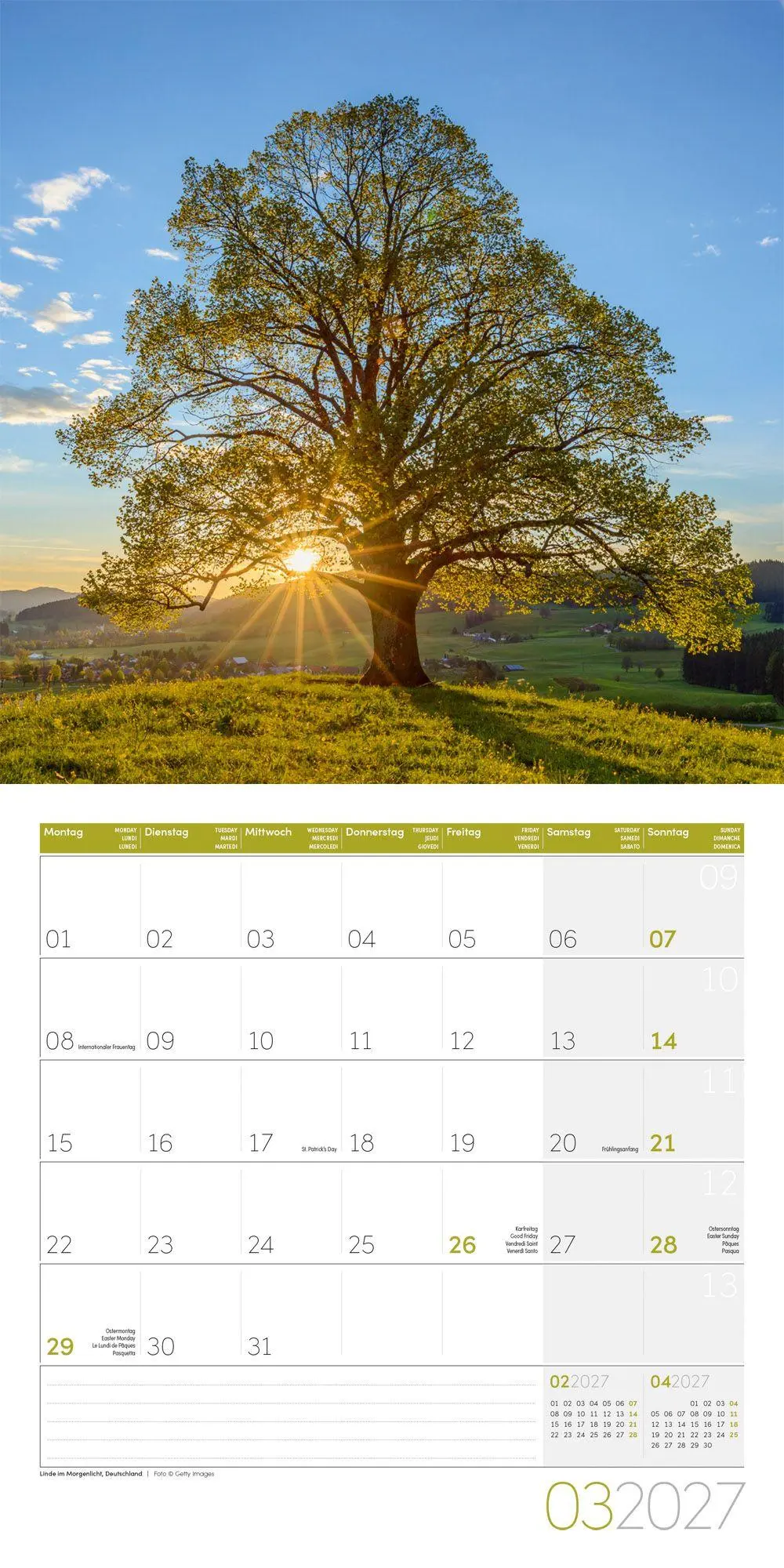 Bild: 9783838447100 | Magie des Lichts Kalender 2027 - 30x30 - Art12 | GmbH | Kalender