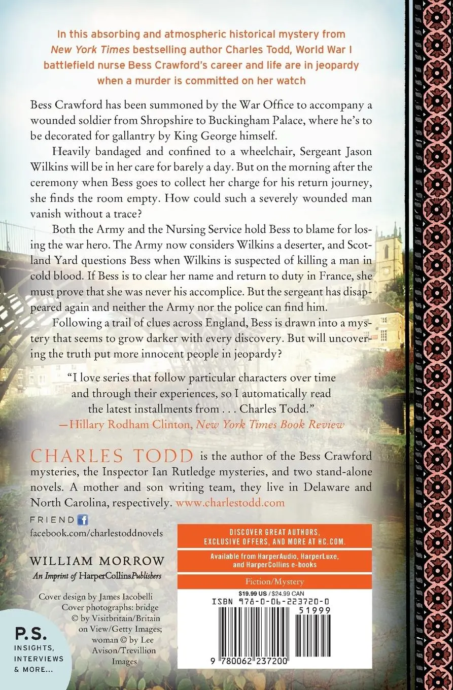 Rückseite: 9780062237200 | Unwilling Accomplice, An | Charles Todd | Taschenbuch | Englisch
