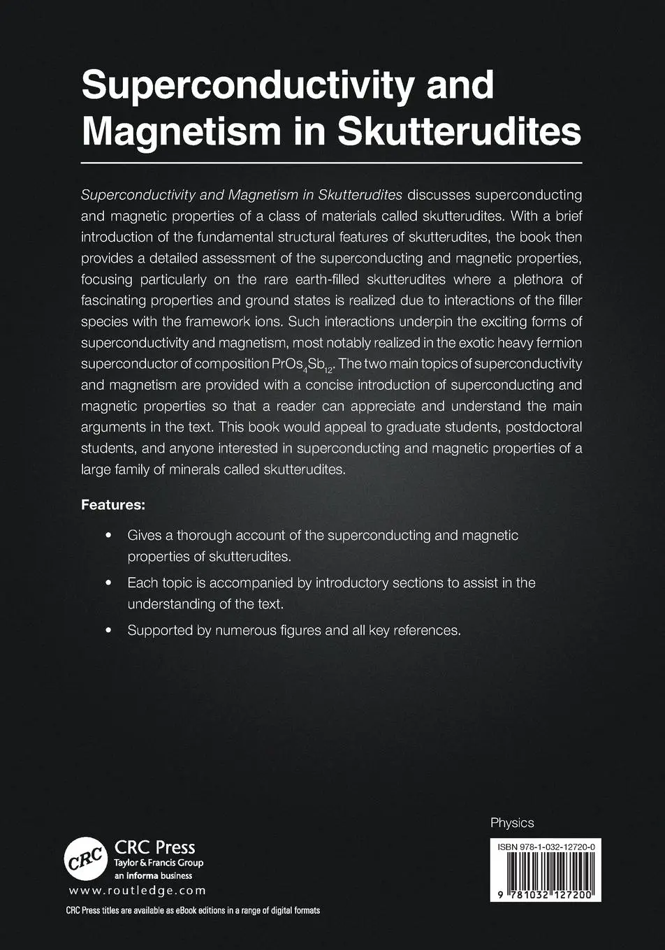 Rückseite: 9781032127200 | Superconductivity and Magnetism in Skutterudites | Ctirad Uher | Buch