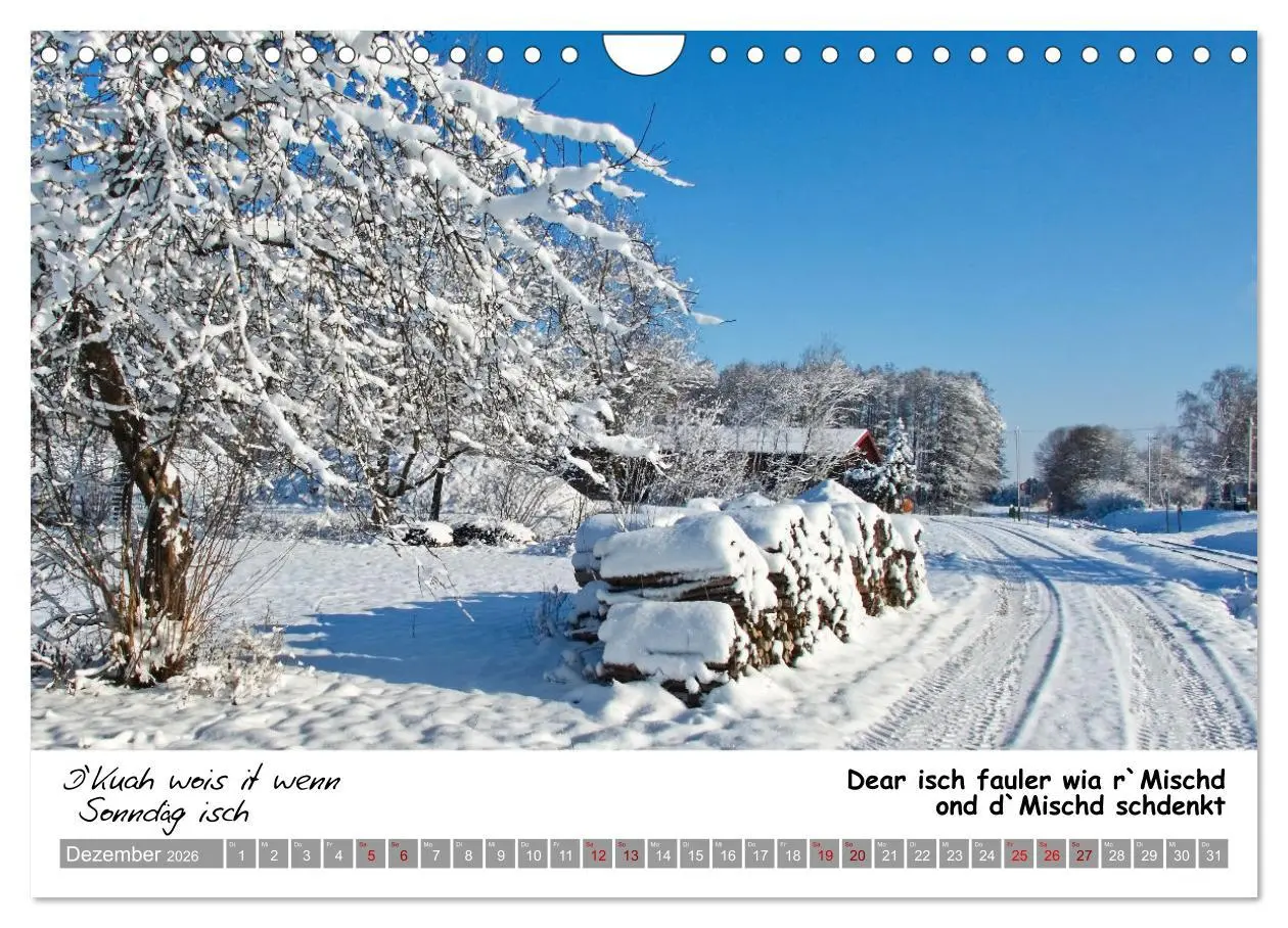 Bild: 9783457287200 | 03 Schwäbische Sprichwörter - Dös au no! (Wandkalender 2026 DIN A4...