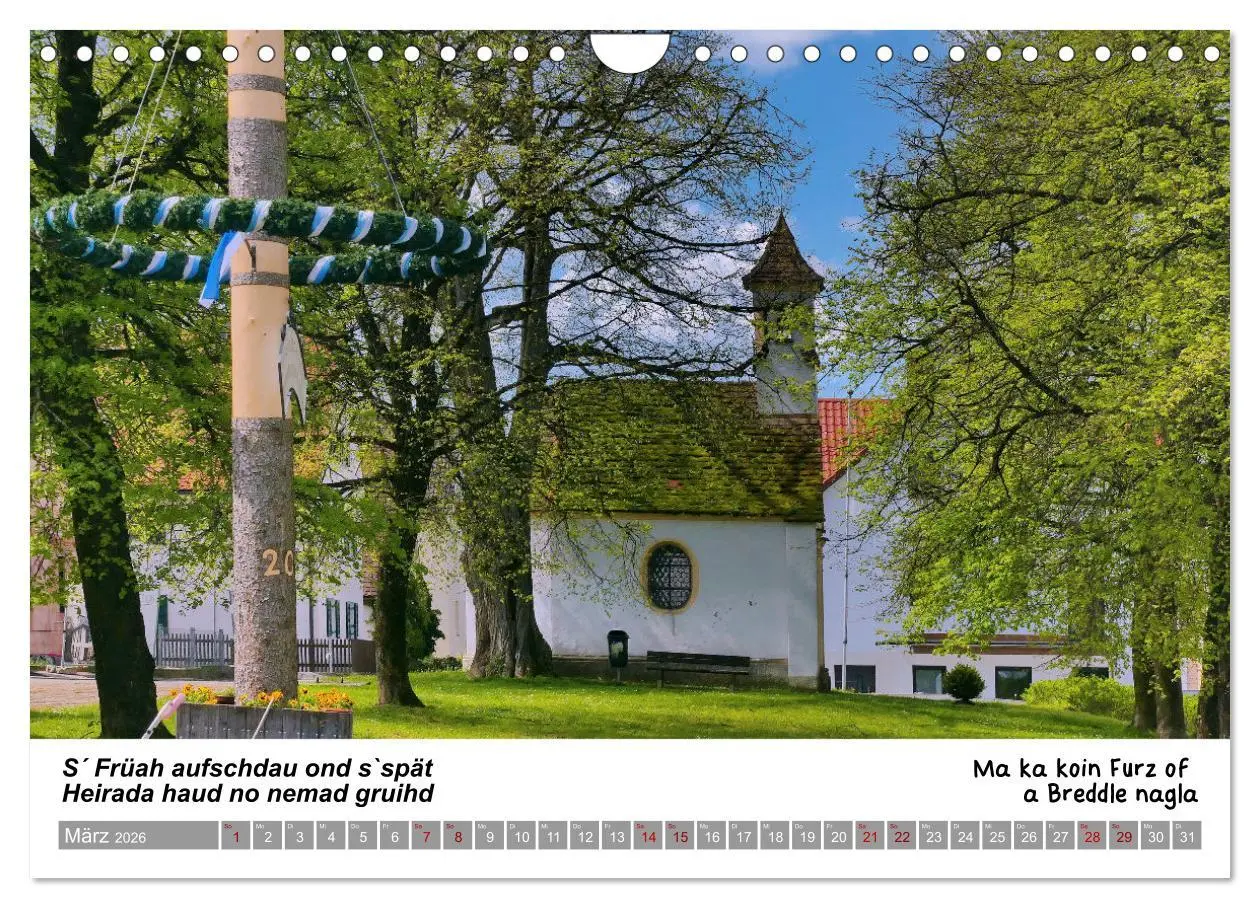 Bild: 9783457287200 | 03 Schwäbische Sprichwörter - Dös au no! (Wandkalender 2026 DIN A4...