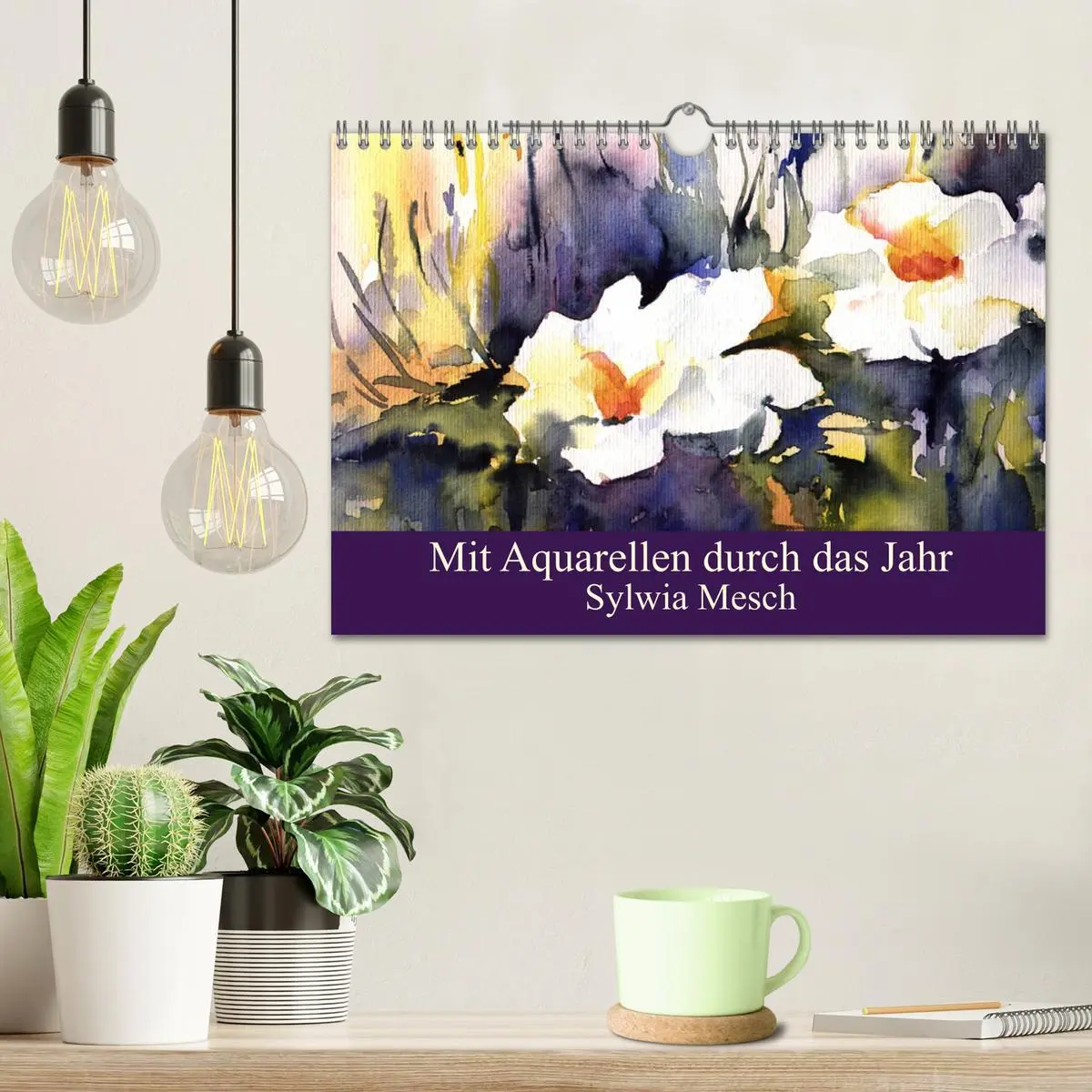 Bild: 9783457977200 | Mit Aquarellen durch das Jahr (Wandkalender 2026 DIN A4 quer),...