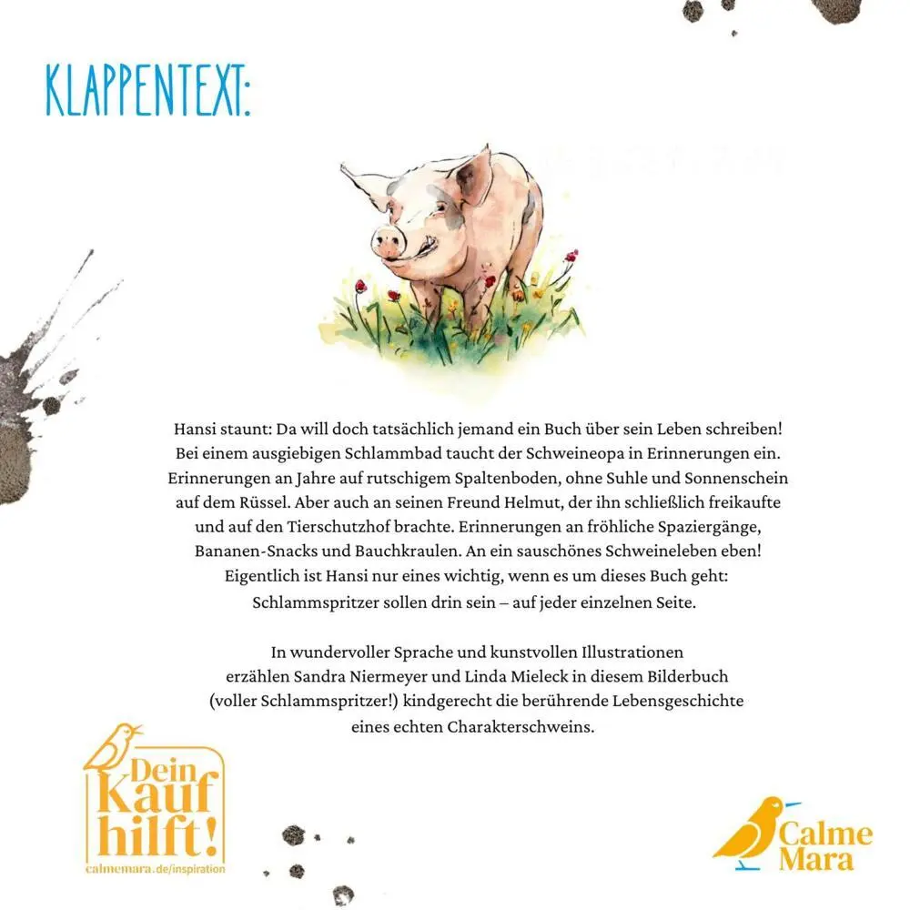 Bild: 9783948877200 | Ein Buch für Hansi | Eine ziemlich wahre Geschichte | Sandra Niermeyer