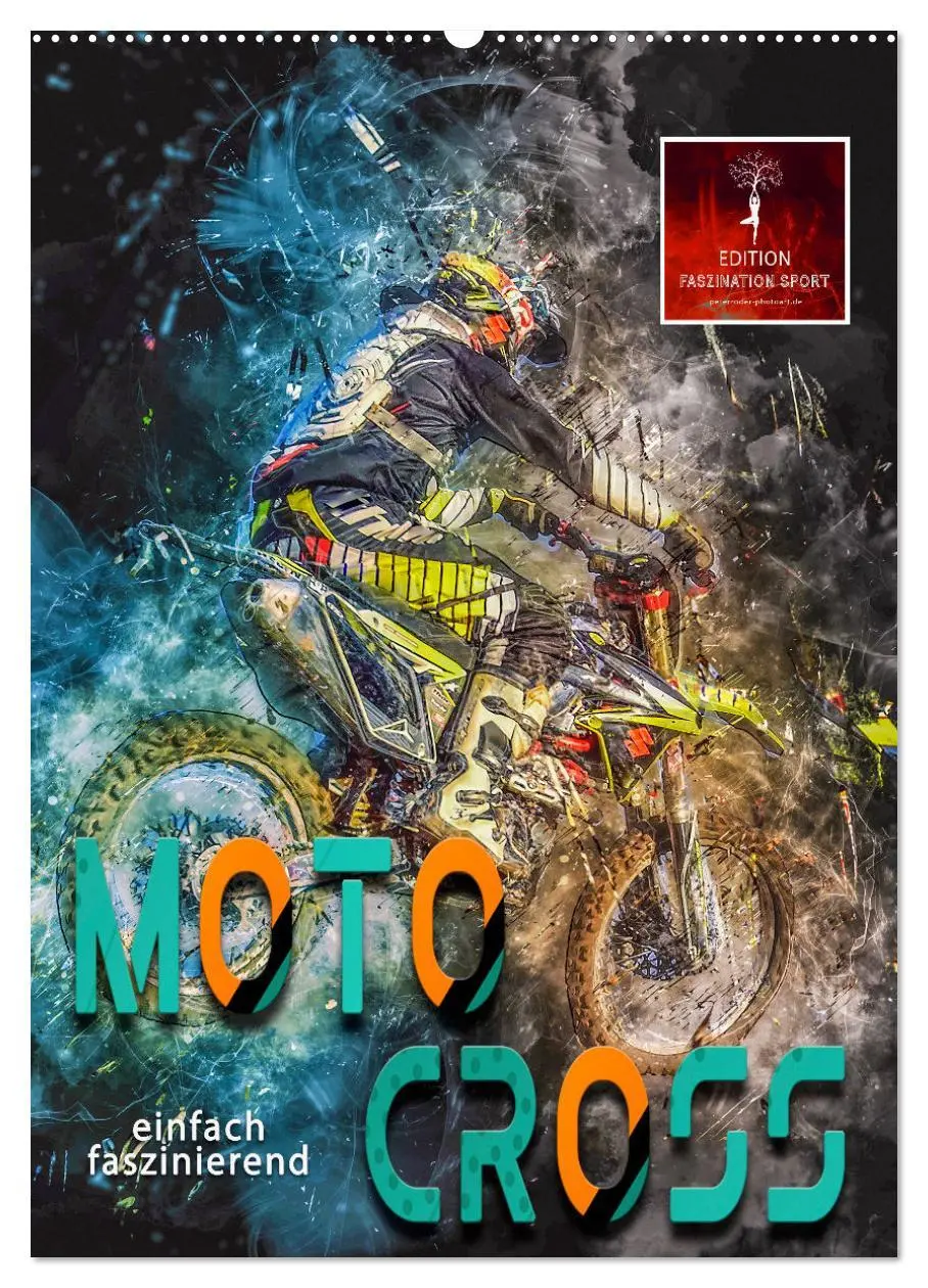 Cover: 9783516367300 | Motocross - einfach faszinierend (Wandkalender 2026 DIN A2 hoch),...