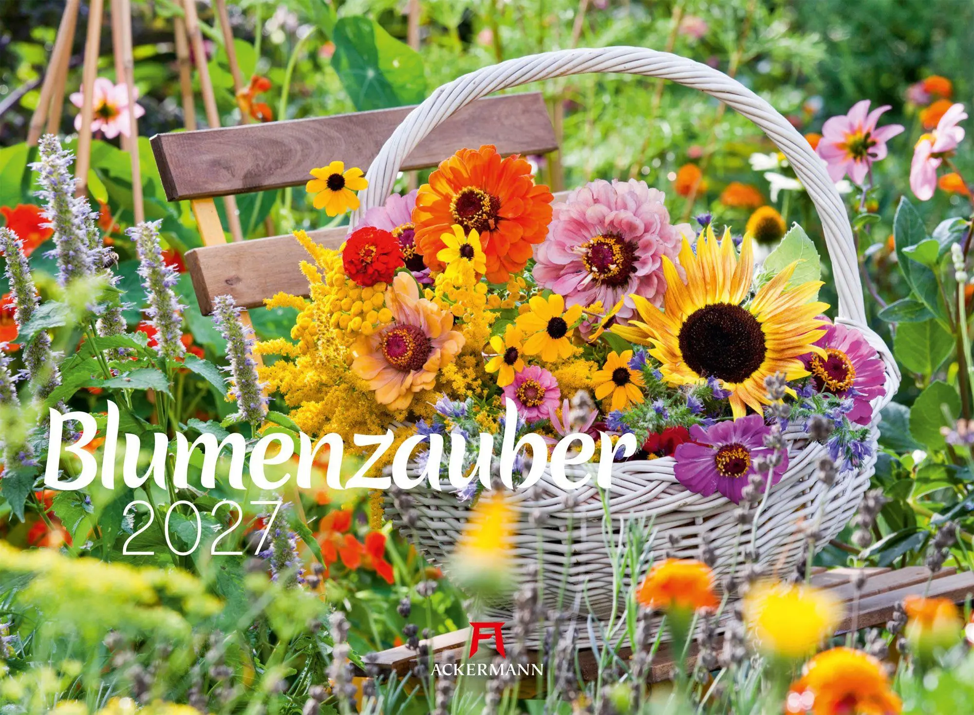Cover: 9783838427300 | Blumenzauber Kalender 2027 | Ackermann Kunstverlag GmbH | Kalender