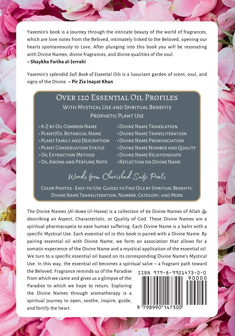 Rückseite: 9798990147300 | Sufi Book of Essential Oils | Yasemin Kasim Luebke | Taschenbuch