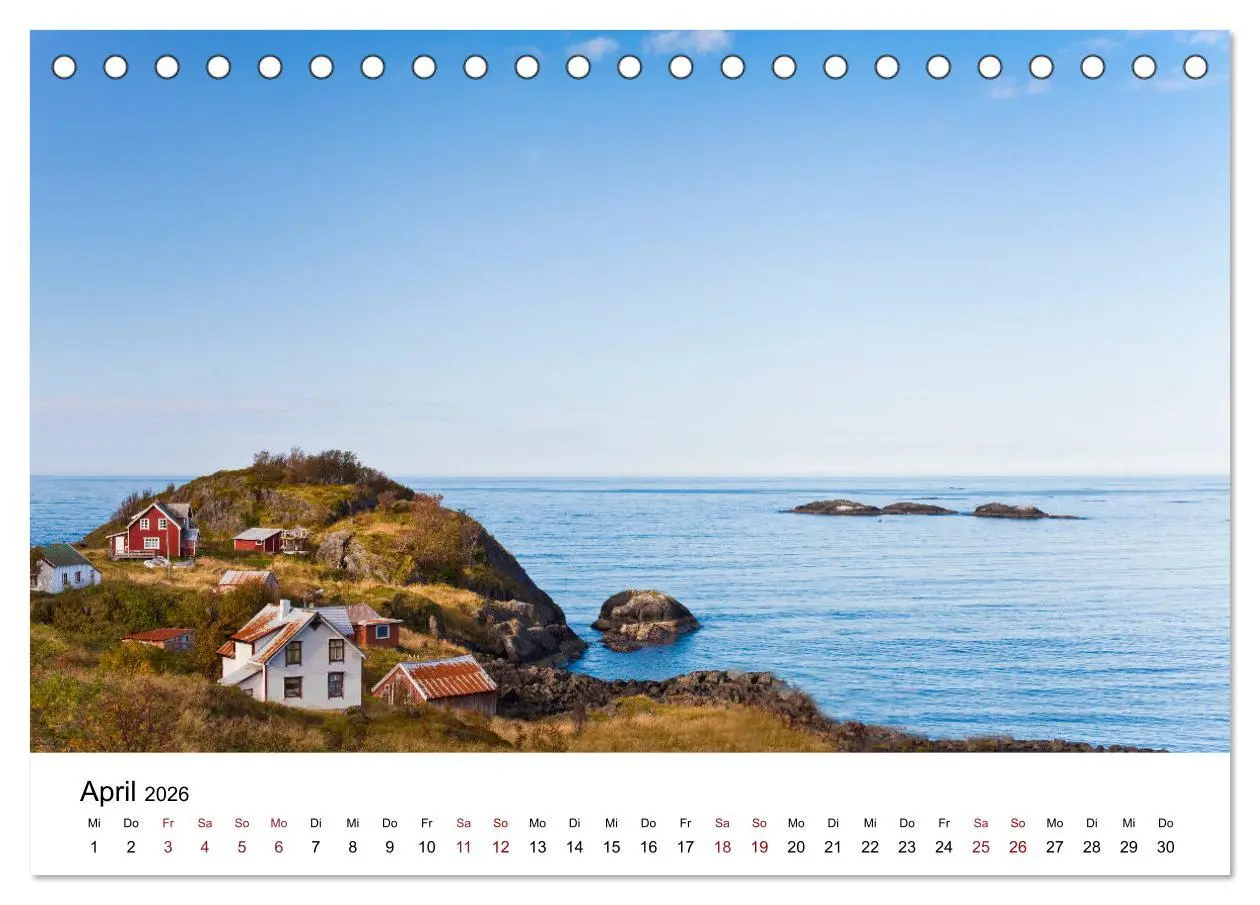 Bild: 9783457887400 | Skandinavien - Hoch im Norden (Tischkalender 2026 DIN A5 quer),...