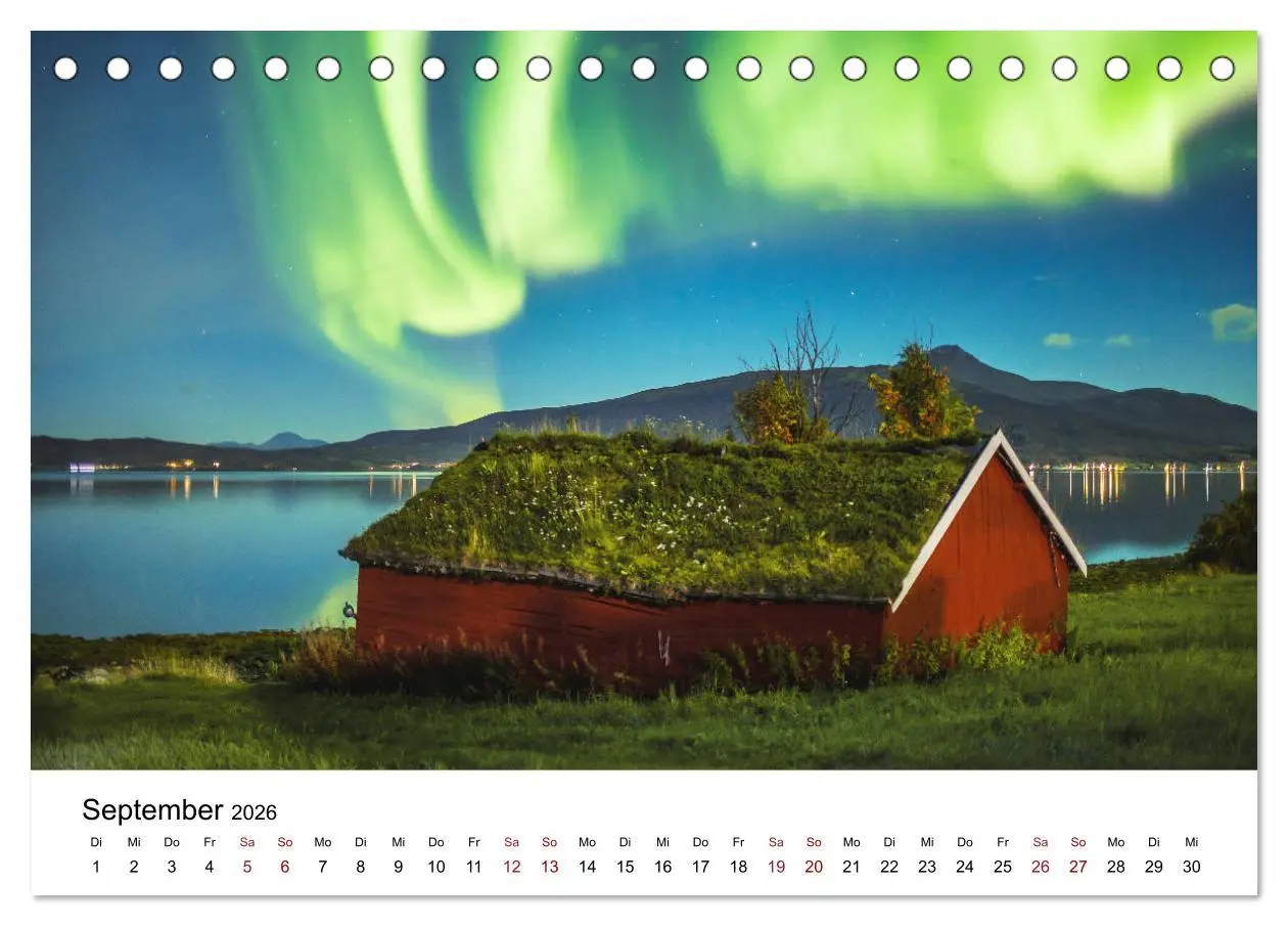 Bild: 9783457887400 | Skandinavien - Hoch im Norden (Tischkalender 2026 DIN A5 quer),...