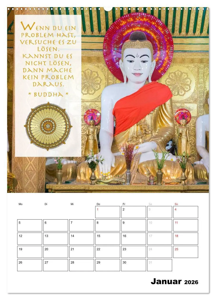 Bild: 9783516427400 | BUDDHAS ZITATE Buddhistische Weisheiten (hochwertiger Premium...
