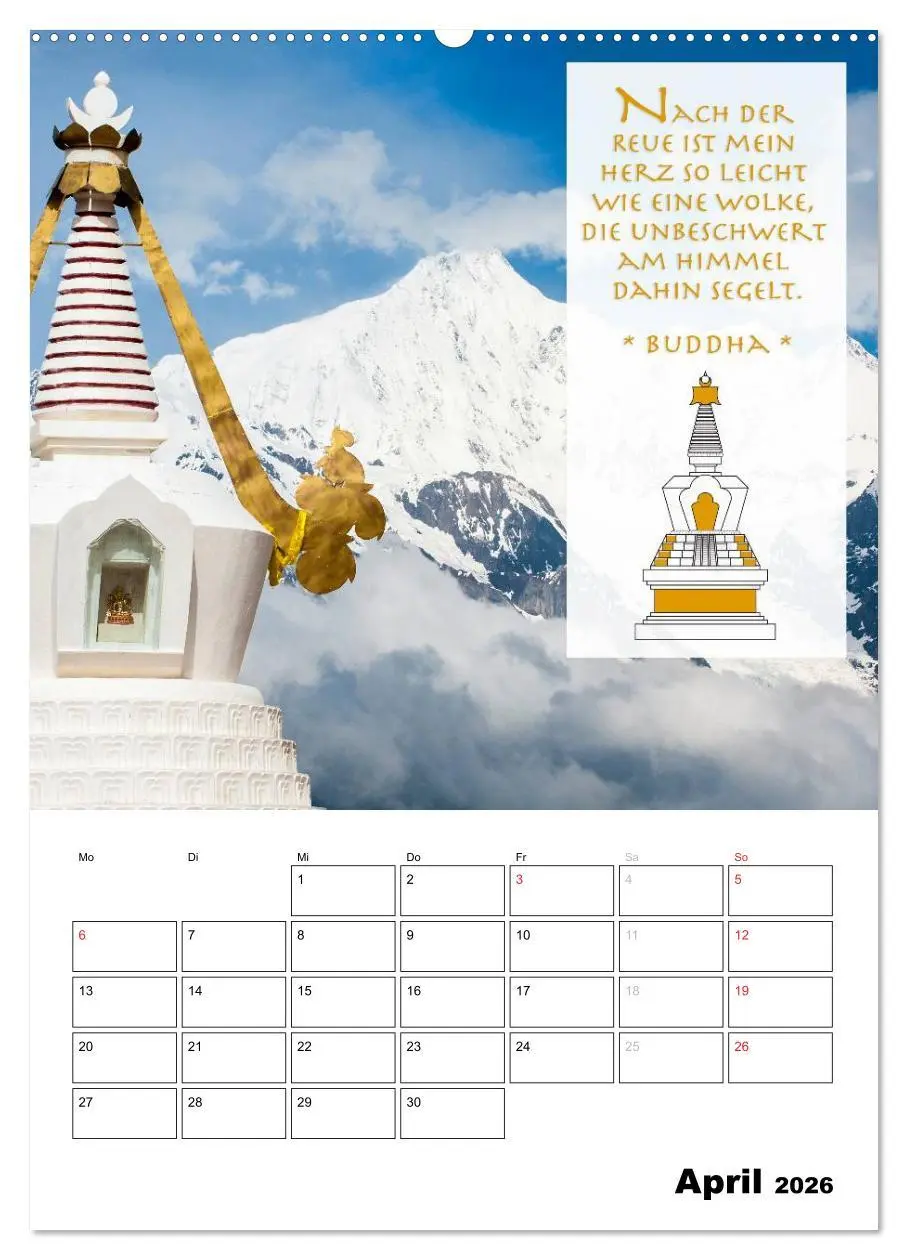 Bild: 9783516427400 | BUDDHAS ZITATE Buddhistische Weisheiten (hochwertiger Premium...
