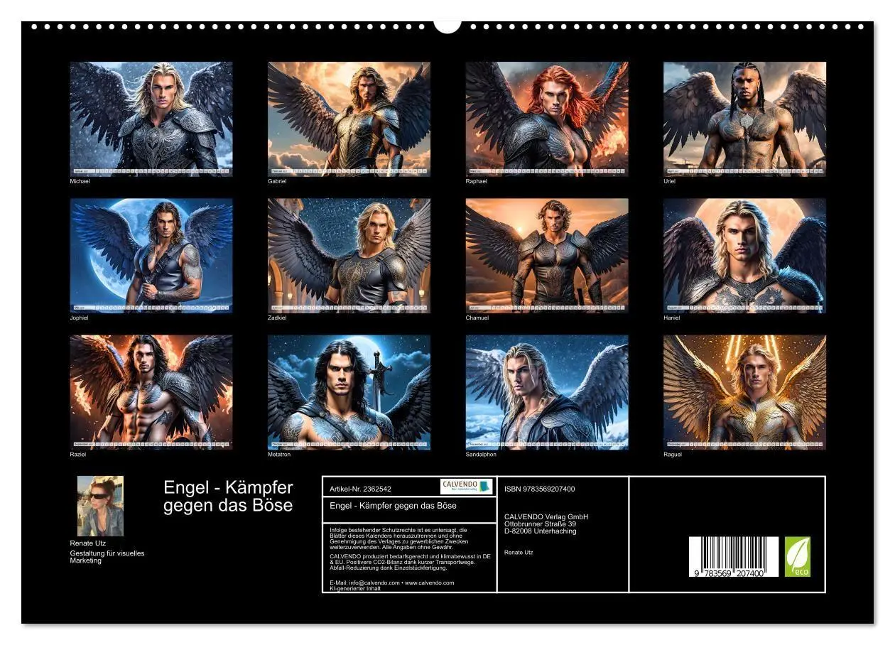 Bild: 9783569207400 | Engel - Kämpfer gegen das Böse (hochwertiger Premium Wandkalender...