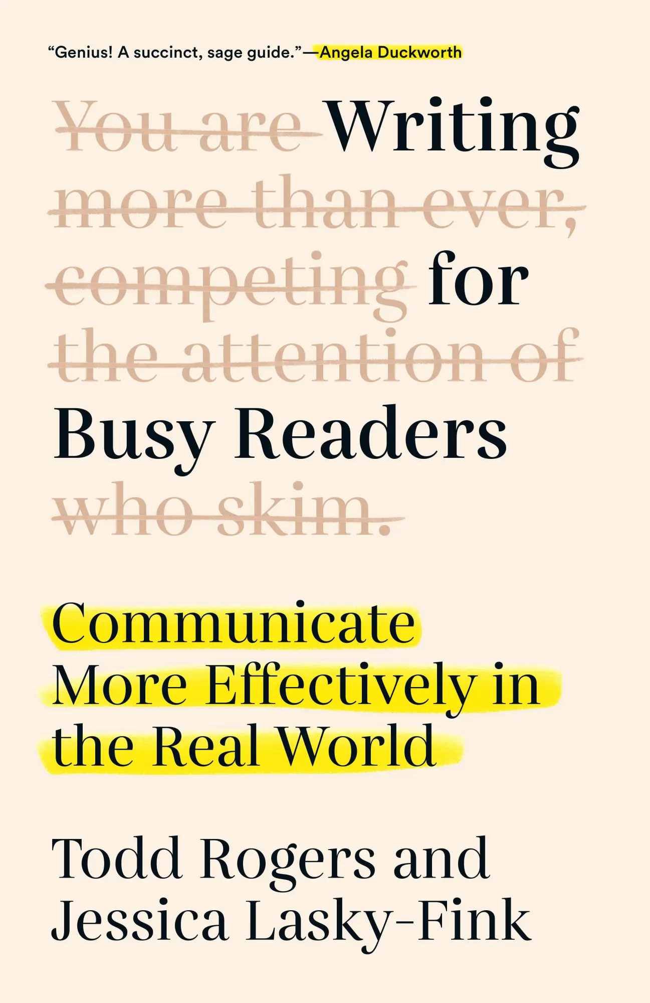 Cover: 9780593187500 | Writing for Busy Readers | Todd Rogers (u. a.) | Taschenbuch | 2025