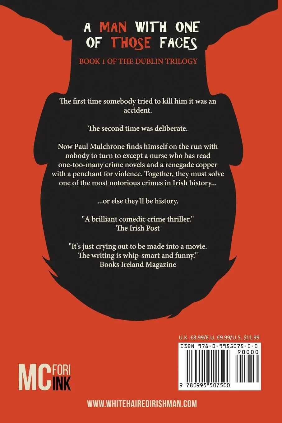 Rückseite: 9780995507500 | A Man With One of Those Faces | Caimh Mcdonnell | Taschenbuch | 2016